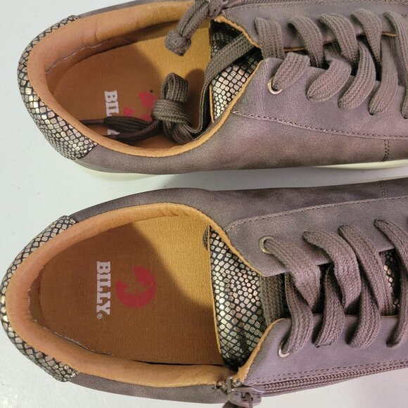 NEW Billy Footwear Women Sneaker Low Top Zip Espresso Adaptive Size 8.5 W KF198 - Picture 6 of 6
